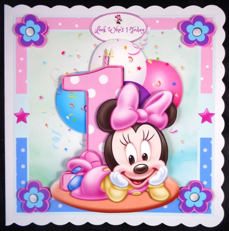 Happy 1st Birthday 2 by Linda Short