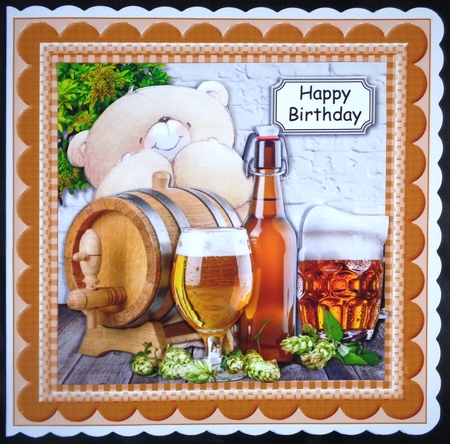 Forever friends home brew birthday or fathers day by Linda Short