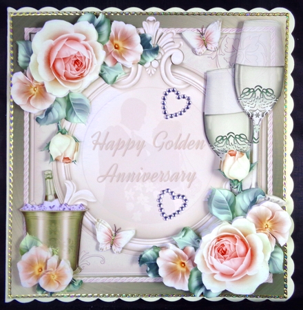 Golden Anniversary, Wedding mini kit by Linda Short