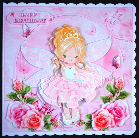 Sweet Little Butterfly Dreams Pink Fairy by Linda Short