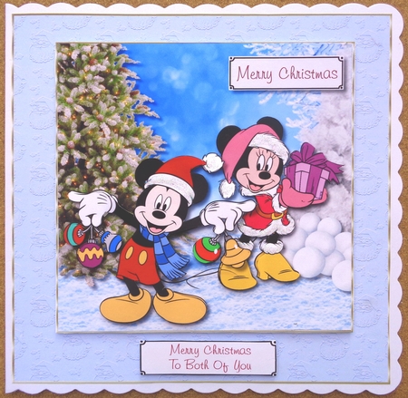 Mickey and Minnie Christmas 2 by Linda Short