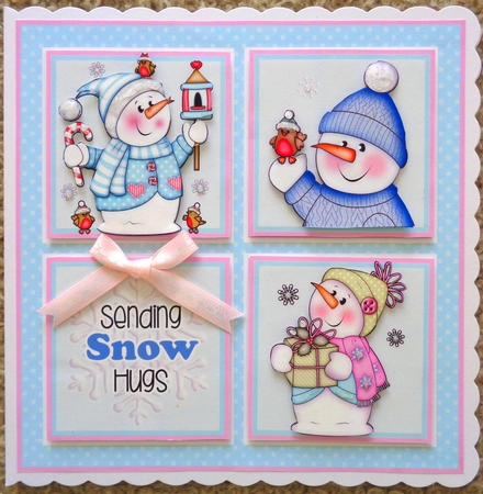 Chilly Christmas Squares Mini Kit by Linda Short