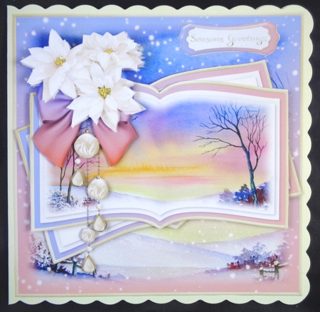 Winter Sunset Scene 2 Mini Kit by Linda Short