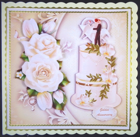 Wedding Anniversary Cake 1 Mini Kit by Linda Short