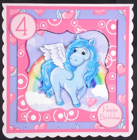 Unicorn blue by Linda Short