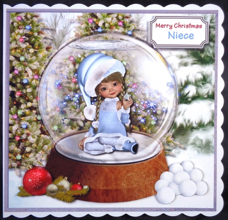 Christmas snow globe by Linda Short