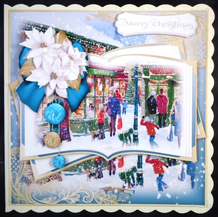 Christmas Shopping Scene Mini Kit by Linda Short