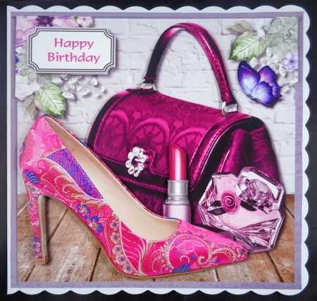 Accessories in purple, mauve and pinks by Linda Short