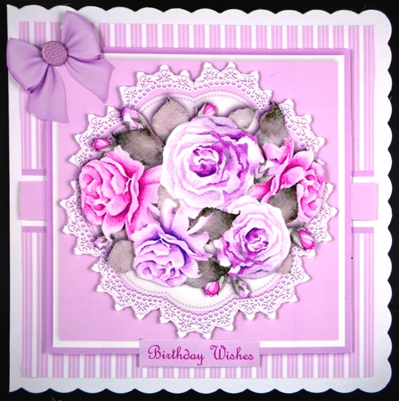 Abstract Pastel Colour Match Bow by Linda Short