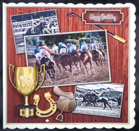 Horse Race 8x8 Mini Kit by Linda Short
