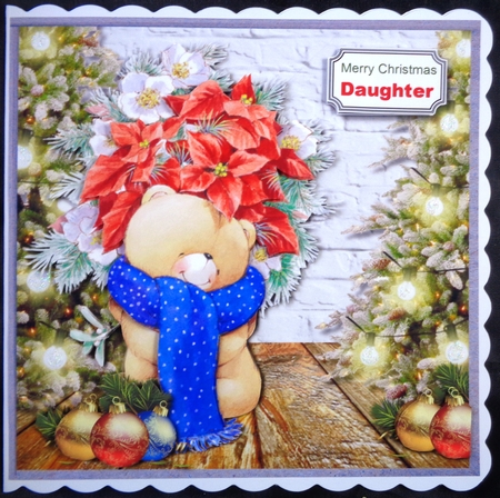 Forever Friends with poinsetta by Linda Short