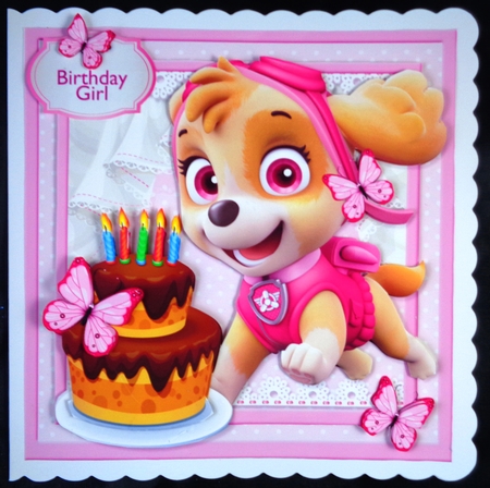 Paw Patol Birthday Girl by Linda Short