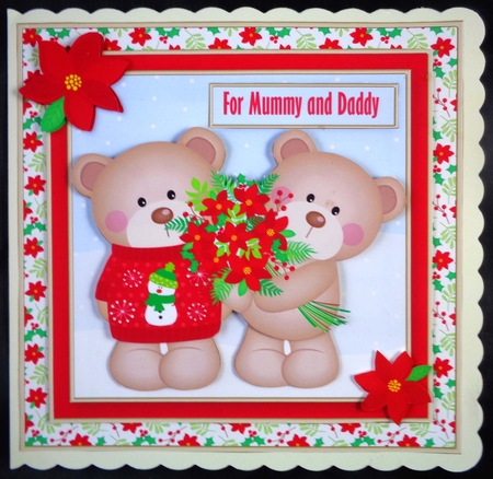 Xmas Bears Mini Kit by Linda Short