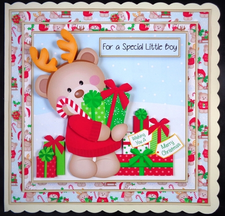Bear with Gifts Mini Kit by Linda Short