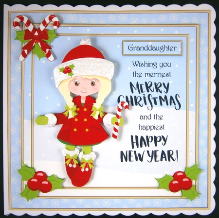 Xmas Girl 1 Mini Kit by Linda Short