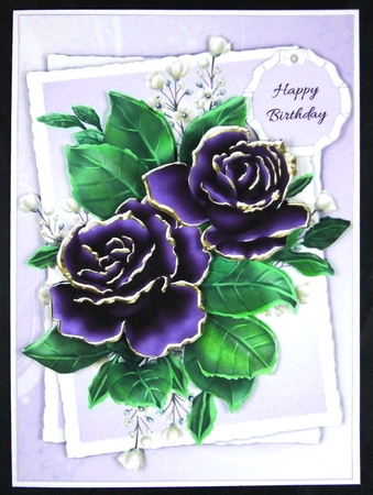 Beautiful roses topper by Linda Short