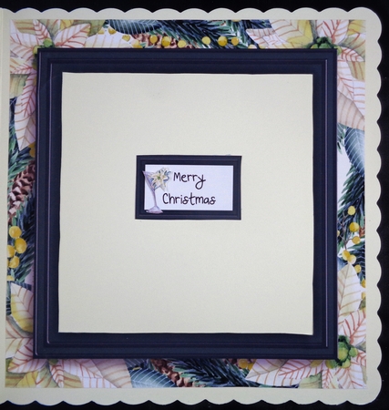 A Christmas Cocktail - White Mulled Wine 8x8 by Linda Short
