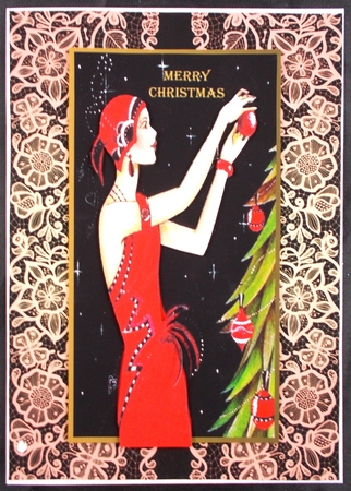 Art Deco Christmas Tree by Linda Short