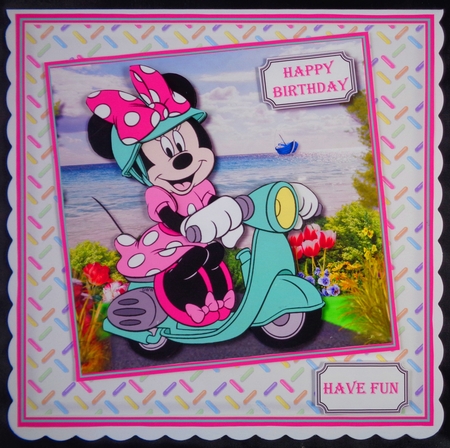 Minnie on Vespa by Linda Short