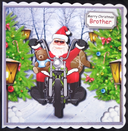 Santa the biker by Linda Short