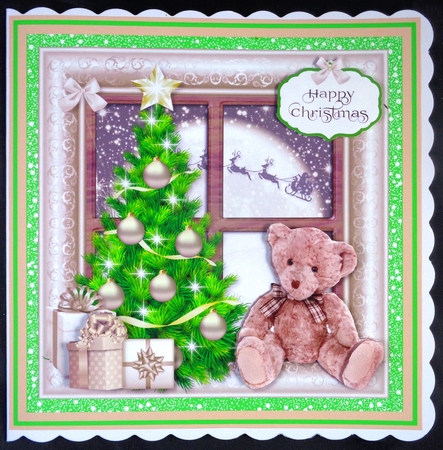 Christmas Glitters-Christmas Time Backgrounds 3 by Linda Short
