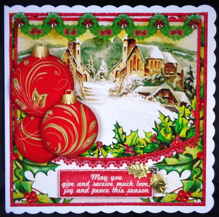 Vintage Christmas Classic  Card Kit 1513 by Linda Short