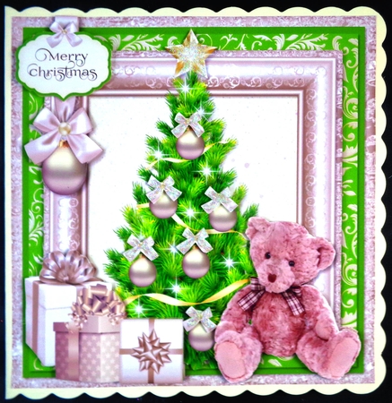 Christmas Eve 7x7 inch Quick Card by Linda Short
