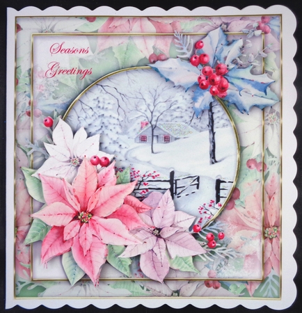 Merry Christmas quick card selection by Linda Short
