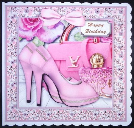 Soft Wisps of Pink Floral Papers AMB-1419 by Linda Short