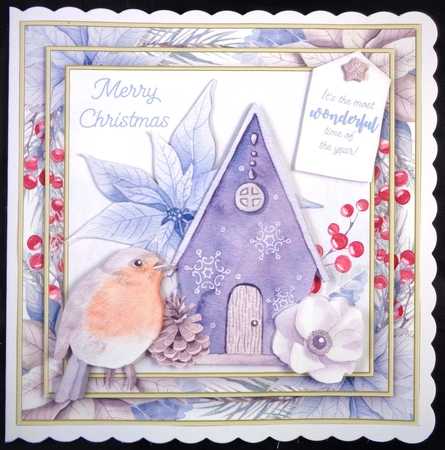 A Robin at Christmas Mini Kit by Linda Short