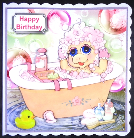 Miss Piggy bath time by Linda Short