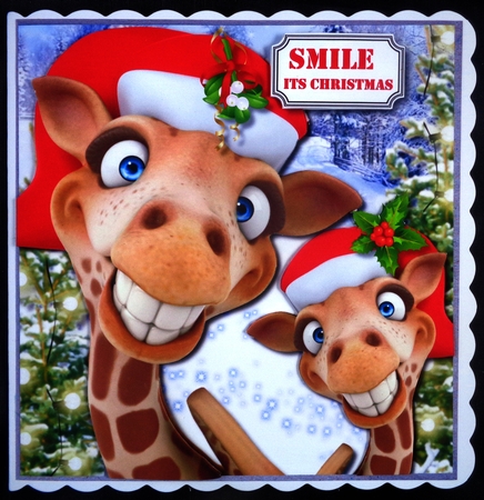 Cheeky Christmas Giraffs by Linda Short