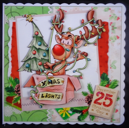 8x8 what a Christmas mess mini kit by Linda Short