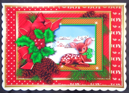 Peaceful Christmas Quick card by Linda Short