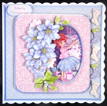 Dressing the Tree - Layered Frame Card Mini Kit by Linda Short