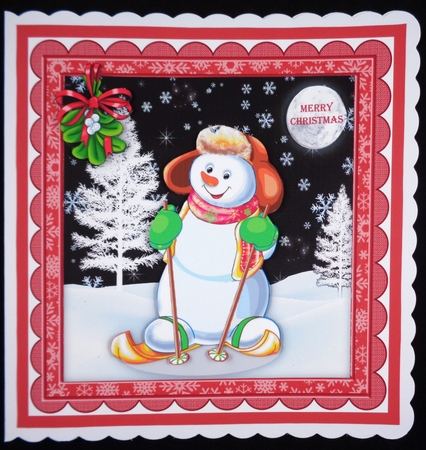 Jolly Christmas Mats 6 by Linda Short