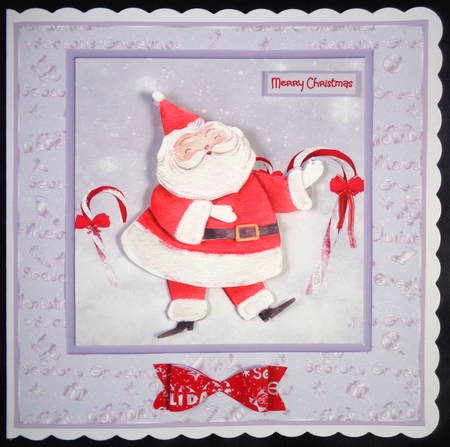 Santa and the candy canes by Linda Short
