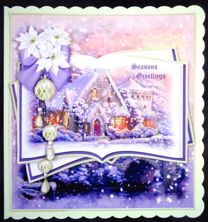 Christmas Cottage Topper and Minis by Linda Short