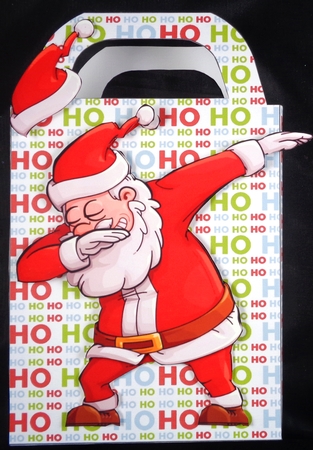 Santa Doing The Dab 8x8 Mini Kit by Linda Short