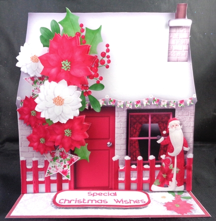 Santa Claus - Cottage Easel Card Mini Kit by Linda Short