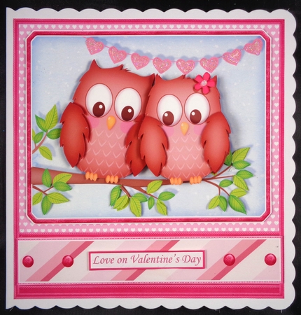 YOURE MY HOOT 7.5 Decoupage & Insert Mini Kit Various Occasions by Linda Short