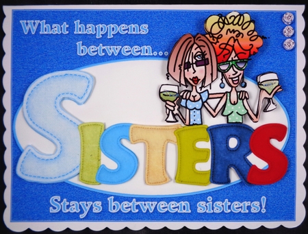 JJ and Rita what happens between sisters mini kit by Linda Short