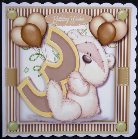 Happy 3rd  Birthday by Linda Short