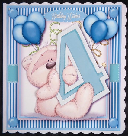 Happy 4th  Birthday by Linda Short