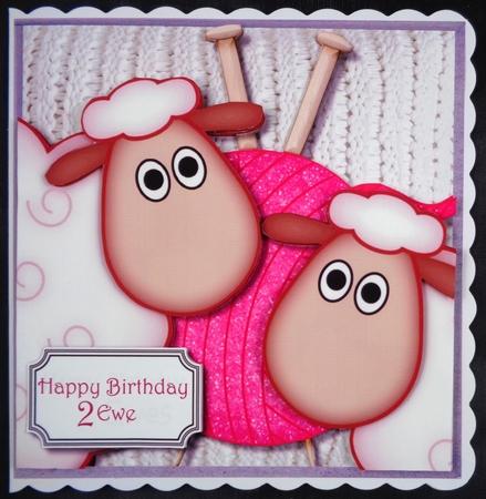 Happy Birthday 2 Ewes by Linda Short