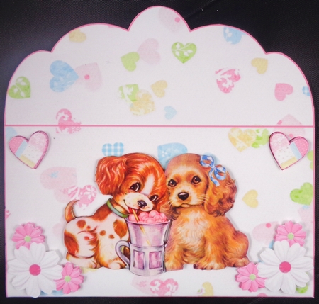Sweet puppies money wallet by Linda Short