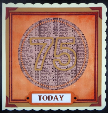 Newsprint Birthday by Linda Short