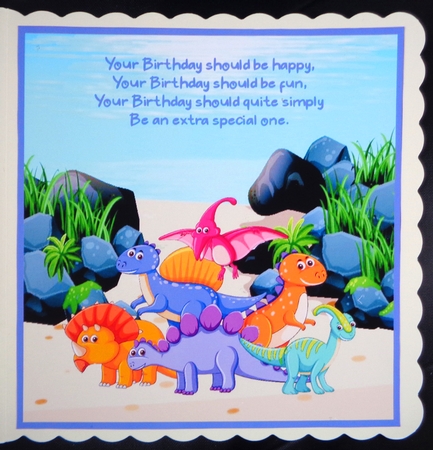 Dinosaur Den insert by Linda Short