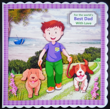 Dad or Daddy Birthday or Fathers Day by Linda Short