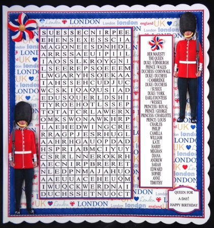 WORD SEARCH, BRITISH, ROYALTY by Linda Short